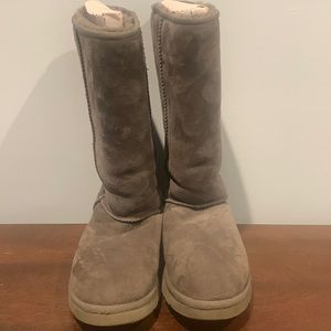 Tall womens Ugg grey boots size 10
